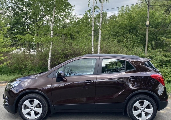 Opel Mokka cena 53600 przebieg: 134102, rok produkcji 2017 z Zawiercie małe 352